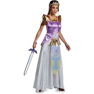 Disguise Princesa Zelda Deluxe La Leyenda de Zelda Disfraz de Videojuego Mujer - Grande Disguise Princesa Zelda Deluxe La Leyenda de Zelda Disfraz de Videojuego Mujer - Grande
