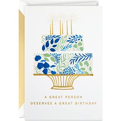 Hallmark Tarjeta de cumpleaños de firma (gran persona) Hallmark Tarjeta de cumpleaños de firma (gran persona)