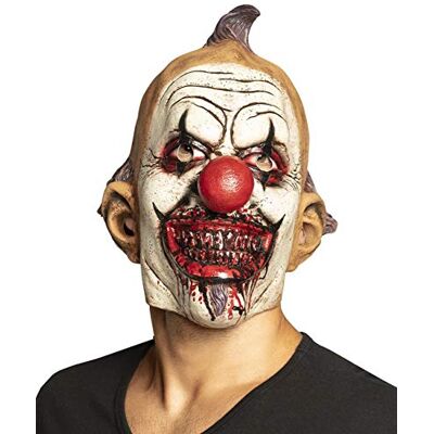 Boland 97577 – Máscara de látex de payaso malvado, máscara completa, payaso terror, asesino, disfraz, carnaval, fiesta temática, Halloween Boland 97577 – Máscara de látex de payaso malvado, máscara completa, payaso terror, asesino, disfraz, carnaval, fiesta temática, Halloween