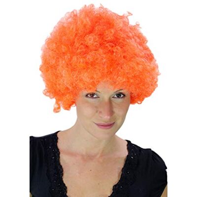 WIG ME UP - Peluca Afro Naranja, Tokio, Foxy Brown, Funk, Disco. PW0011-PC24 WIG ME UP - Peluca Afro Naranja, Tokio, Foxy Brown, Funk, Disco. PW0011-PC24
