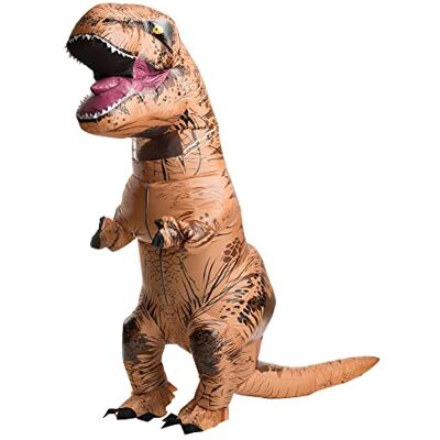 Disfraz inflable de T-Rex de Jurassic World para adultos de Rubie's Disfraz inflable de T-Rex de Jurassic World para adultos de Rubie's