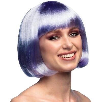 Boland Peluca de cabaret, media melena, bob con flecos, pelo sintético, peinado, fiesta temática, carnaval, fiesta de disfraces, disfraz Boland Peluca de cabaret, media melena, bob con flecos, pelo sintético, peinado, fiesta temática, carnaval, fiesta de disfraces, disfraz