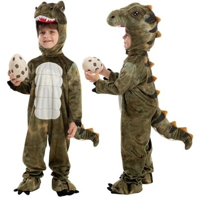 Spooktacular Creations Child Unisex Brown T-Rex Realistic Costume Spooktacular Creations Child Unisex Brown T-Rex Realistic Costume