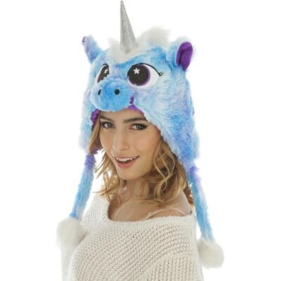 Chaks Gorro de animal para adultos, gorro de felpa con cara de animal Chaks Gorro de animal para adultos, gorro de felpa con cara de animal