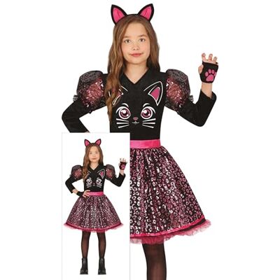 Disfraz de gata negro para niñas Disfraz de gata negro para niñas