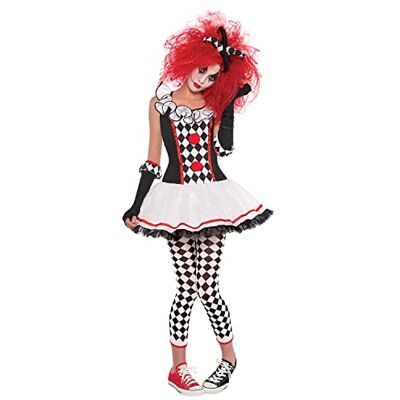 amscan Disfraz Payaso Arlequín Adolescente Halloween de 12 a 14 Años amscan Disfraz Payaso Arlequín Adolescente Halloween de 12 a 14 Años
