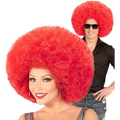 W WIDMANN MILANO Party Fashion Peluca gigante con rizos para mujer y hombre, accesorio para carnaval, fiestas de los 80, Halloween W WIDMANN MILANO Party Fashion Peluca gigante con rizos para mujer y hombre, accesorio para carnaval, fiestas de los 80, Halloween