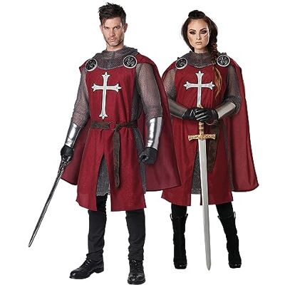 California Costumes Disfraz de caballero para adulto (rojo) California Costumes Disfraz de caballero para adulto (rojo)