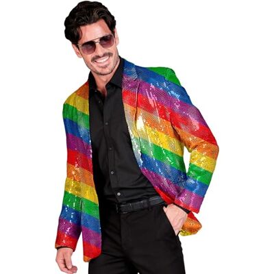 Generic - Chaqueta a rayas multicolor - Hombre - Chaqueta de disfraz Generic - Chaqueta a rayas multicolor - Hombre - Chaqueta de disfraz