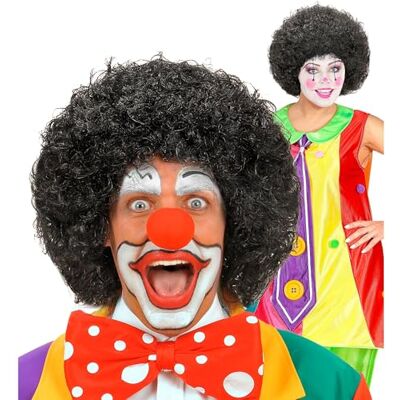 W WIDMANN MILANO Party Fashion Peluca de payaso para adultos de pelo sintético, peluca rizada para carnaval y Halloween W WIDMANN MILANO Party Fashion Peluca de payaso para adultos de pelo sintético, peluca rizada para carnaval y Halloween