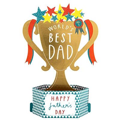 Tarjeta de felicitación con trofeo emergente para el Día del Padre - Hallmark Tarjeta de felicitación con trofeo emergente para el Día del Padre - Hallmark