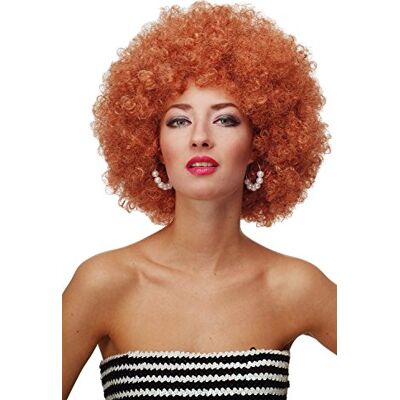 WIG ME UP - Peluca Afro Rojo cobrizo Funk Disco años 70 años 80 Foxy Brown PW0011-P130 WIG ME UP - Peluca Afro Rojo cobrizo Funk Disco años 70 años 80 Foxy Brown PW0011-P130
