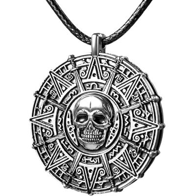 Spooktacular Creations Collar de piratas de plata de Halloween, accesorios para Halloween, fiesta de disfraces, cosplay, accesorios Spooktacular Creations Collar de piratas de plata de Halloween, accesorios para Halloween, fiesta de disfraces, cosplay, accesorios