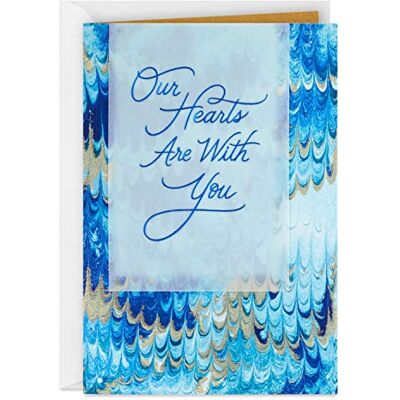 Hallmark Tarjeta de condolencias de ambos o de todos (Our Hearts Are With You) Hallmark Tarjeta de condolencias de ambos o de todos (Our Hearts Are With You)