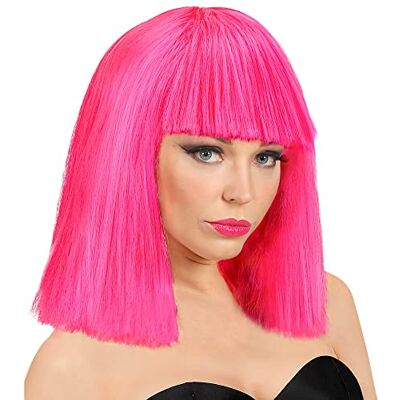 W WIDMANN MILANO Party Fashion – Peluca Showgirl, corte bob largo con flequillo, peluca de pelo corto para carnaval, Halloween, festivales W WIDMANN MILANO Party Fashion – Peluca Showgirl, corte bob largo con flequillo, peluca de pelo corto para carnaval, Halloween, festivales