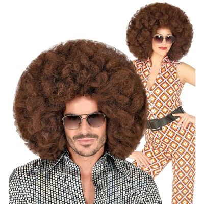 W WIDMANN MILANO Party Fashion Peluca de rizos extragrandes, pelo sintético, look disco voluminoso de los años 70, para carnaval, festivales W WIDMANN MILANO Party Fashion Peluca de rizos extragrandes, pelo sintético, look disco voluminoso de los años 70, para carnaval, festivales