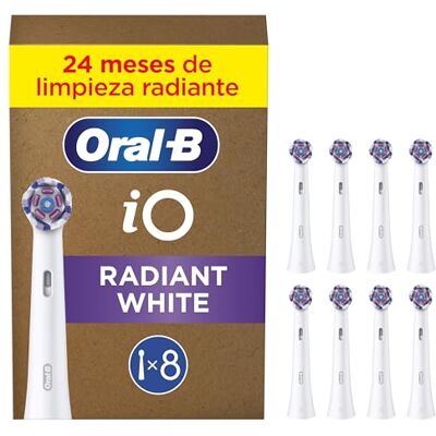 Cabezal de cepillo de dientes blanco Oral-B iO - Eliminación avanzada de placa Cabezal de cepillo de dientes blanco Oral-B iO - Eliminación avanzada de placa