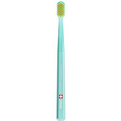 Curaprox CS 3960 Cepillo Súper Suave, Turquesa-Amarillo, Fab. Suiza Curaprox CS 3960 Cepillo Súper Suave, Turquesa-Amarillo, Fab. Suiza