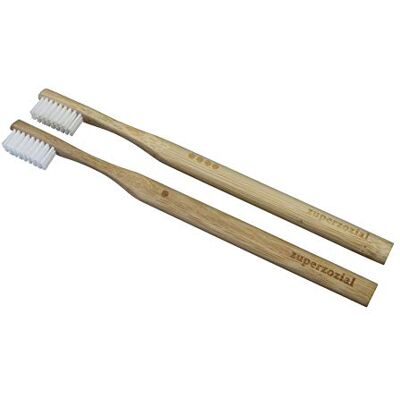 Capventure BV Juego de 2 cepillos de Dientes de bambú, Capventure Capventure BV Juego de 2 cepillos de Dientes de bambú, Capventure