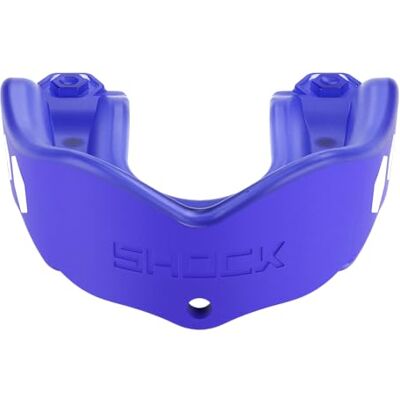 Shock Doctor Gel MAX Flavor Fusion Protector bucal de Hockey sobre Hielo, Color Azul Shock Doctor Gel MAX Flavor Fusion Protector bucal de Hockey sobre Hielo, Color Azul