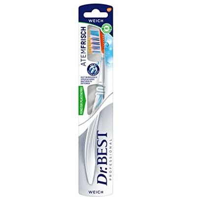 Dr.Best Cepillo de dientes suave (1 unidad), elimina las bacterias causantes del mal aliento Dr.Best Cepillo de dientes suave (1 unidad), elimina las bacterias causantes del mal aliento