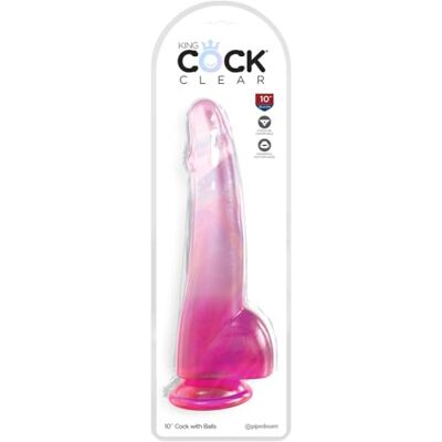 King Cock Consolador Realista Pipedream Rosa King Cock Consolador Realista Pipedream Rosa