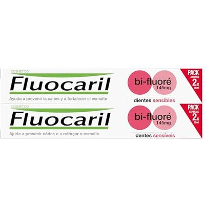 FLUOCARIL Bifluore Dient. Sens. 2 x 75ml FLUOCARIL Bifluore Dient. Sens. 2 x 75ml
