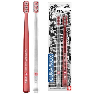 Curaprox Cepillo Manual Suizo 2024, Transparente/Rojo Transparente Curaprox Cepillo Manual Suizo 2024, Transparente/Rojo Transparente