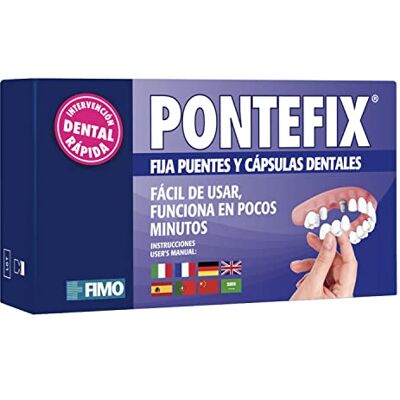Pontefix Cemento Dental Fija Puentes, Cápsulas Dentales y Dientes Pivotantes Pontefix Cemento Dental Fija Puentes, Cápsulas Dentales y Dientes Pivotantes