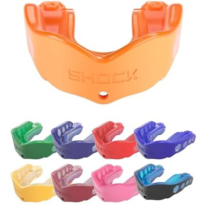 Shock Doctor Gel MAX Protector bucal, Color Naranja, Adult, 6133 de or de AD Shock Doctor Gel MAX Protector bucal, Color Naranja, Adult, 6133 de or de AD