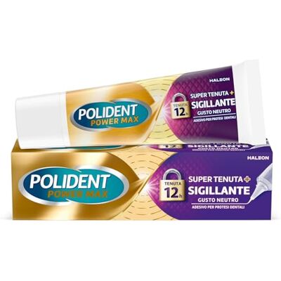 Polident Super Tenuta + Sigi Neutro Deli, PowerMax, 70 g: el embalaje puede variar Polident Super Tenuta + Sigi Neutro Deli, PowerMax, 70 g: el embalaje puede variar