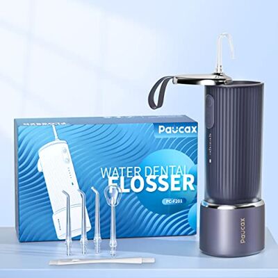 CARER SPARK Irrigador Bucal Portatil Irrigador Bucal Profesional con Modo de Autolimpieza 4 Modos y 5 Boquillas USB Recargable IPX7 a Prueba de Agua para Uso Doméstico y de Viaje CARER SPARK Irrigador Bucal Portatil Irrigador Bucal Profesional con Modo de Autolimpieza 4 Modos y 5 Boquillas USB Recargable IPX7 a Prueba de Agua para Uso Doméstico y de Viaje