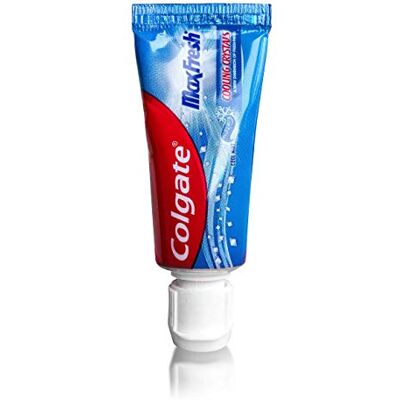 Colgate Max Fresh Pasta de dientes de viaje, 5 paquetes de 20 ml Colgate Max Fresh Pasta de dientes de viaje, 5 paquetes de 20 ml