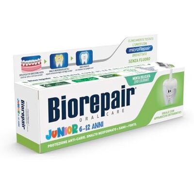 Biorepair Pasta Dental Menta 6-12 años 75 ml Biorepair Pasta Dental Menta 6-12 años 75 ml