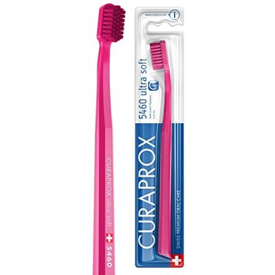Curaprox CS 5460 Cepillo Ultra Suave, Magenta, Fabricado En Suiza Curaprox CS 5460 Cepillo Ultra Suave, Magenta, Fabricado En Suiza