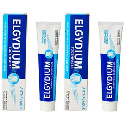 Elgydium Pierre Fabre Oral Care – – Pasta dental antiplaca 75 ml – Pack de 2 Elgydium Pierre Fabre Oral Care – – Pasta dental antiplaca 75 ml – Pack de 2
