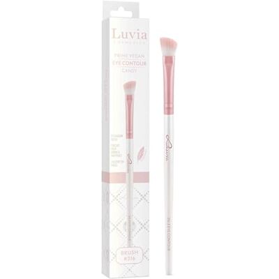 Luvia Cosmetics Luvia Brocha de maquillaje profesional para sombra de ojos, brocha para sombra de ojos, pincel biselado, brocha vegana para maquillaje 316 // Eye Contour Candy Luvia Cosmetics Luvia Brocha de maquillaje profesional para sombra de ojos, brocha para sombra de ojos, pincel biselado, brocha vegana para maquillaje 316 // Eye Contour Candy
