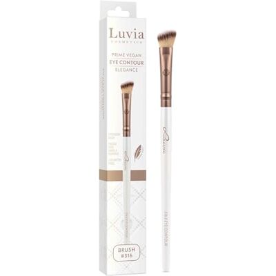 Luvia Cosmetics Pincel profesional de maquillaje Luvia, brocha para sombra de ojos, brocha para sombra de ojos, pincel biselado, pincel vegano, 316 // contorno de ojos Elegance Luvia Cosmetics Pincel profesional de maquillaje Luvia, brocha para sombra de ojos, brocha para sombra de ojos, pincel biselado, pincel vegano, 316 // contorno de ojos Elegance