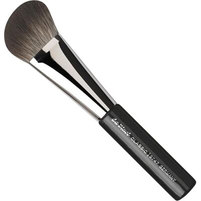 da Vinci , Brocha clásica oblicua para rubor y contorno, vegana, fibra sintética, aplicación precisa, cepillo cosmético, contorneado, mango de madera negro brillante, hecho a mano en Alemania da Vinci , Brocha clásica oblicua para rubor y contorno, vegana, fibra sintética, aplicación precisa, cepillo cosmético, contorneado, mango de madera negro brillante, hecho a mano en Alemania