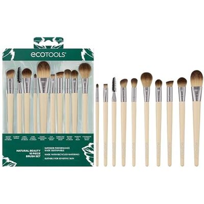 ECOTOOLS Natural Beauty 10 Piece Brush Set ECOTOOLS Natural Beauty 10 Piece Brush Set