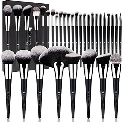 DUcare Juego de 32 pinceles de maquillaje para maquillaje de sintéticos para base de maquillaje, rubor, correctores de ojos DUcare Juego de 32 pinceles de maquillaje para maquillaje de sintéticos para base de maquillaje, rubor, correctores de ojos