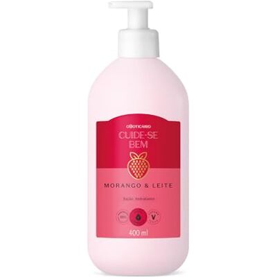 O Boticário Cuide-se Bem Loción Corporal Fresa y Leche 400 ml O Boticário Cuide-se Bem Loción Corporal Fresa y Leche 400 ml