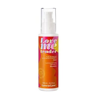 Love to Love Love Me Tender Aceite de Masaje Calentador 100 ml – Masaje Corporal Sensual Erótico, Coco Perfumado, Deslizamiento Suave No Graso, Íntimo para Parejas, Vegano Fresa Love to Love Love Me Tender Aceite de Masaje Calentador 100 ml – Masaje Corporal Sensual Erótico, Coco Perfumado, Deslizamiento Suave No Graso, Íntimo para Parejas, Vegano Fresa