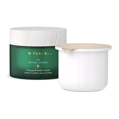 RITUALS Crema Corporal + Recarga, The Ritual of Jing Cofre de Regalo, Nuevo Envase de Vidrio, Crema Corporal Hidratante con Flor de Loto y Azufaifo, 2 x 220 ml RITUALS Crema Corporal + Recarga, The Ritual of Jing Cofre de Regalo, Nuevo Envase de Vidrio, Crema Corporal Hidratante con Flor de Loto y Azufaifo, 2 x 220 ml