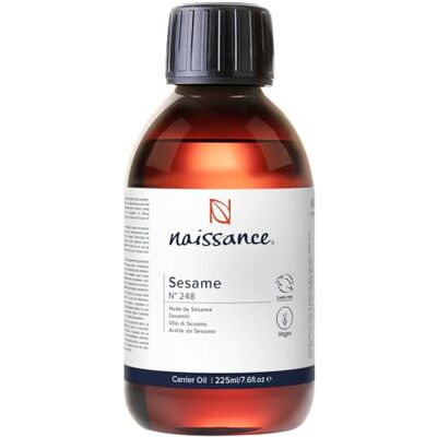Naissance Aceite Vegetal de Sésamo (No. ) 225ml Natural, Prensado en Frío Para Cuerpo, Cara, Piel, Pelo, Uñas Naissance Aceite Vegetal de Sésamo (No. ) 225ml Natural, Prensado en Frío Para Cuerpo, Cara, Piel, Pelo, Uñas