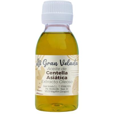 GRAN VELADA Aceite de Centella Asiática 1 L Extracto Vegetal Profesional para Formulación Reafirmante y Tonificante Materia Prima para Tratamientos Corporales y Cosmética Natural GRAN VELADA Aceite de Centella Asiática 1 L Extracto Vegetal Profesional para Formulación Reafirmante y Tonificante Materia Prima para Tratamientos Corporales y Cosmética Natural