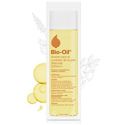 Bio-Oil Aceite Natural para el Cuidado de la Piel Mejora la apariencia de Cicatrices Prevención de Estrías Tratamiento Antimanchas 200 ml Bio-Oil Aceite Natural para el Cuidado de la Piel Mejora la apariencia de Cicatrices Prevención de Estrías Tratamiento Antimanchas 200 ml