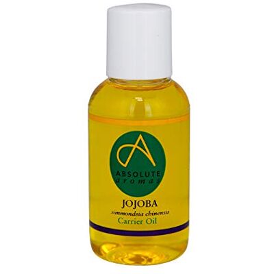 Absolute Aromas Aceite de Jojoba 50ml Puro, Natural, Prensado en Frío, Libre de Crueldad y Vegano Aceite Base Masaje e Hidratante para Cabello, Cara, Piel y Uñas Absolute Aromas Aceite de Jojoba 50ml Puro, Natural, Prensado en Frío, Libre de Crueldad y Vegano Aceite Base Masaje e Hidratante para Cabello, Cara, Piel y Uñas