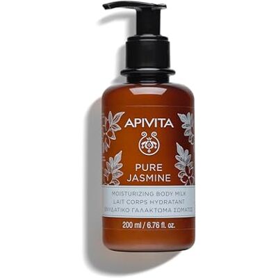 Apivita Pure Jasmine Latte Corpo Idratante, 200 mililitro, 1 Apivita Pure Jasmine Latte Corpo Idratante, 200 mililitro, 1