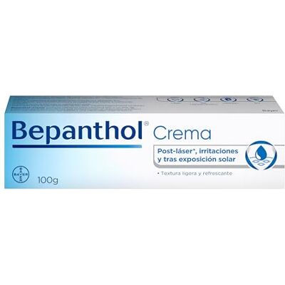 BEPANTHOL Crema Hidratante, Protege y Regenera la Piel Seca e Irritada, incluso Tras Tratamientos Estéticos y Exposición Solar, 100 g BEPANTHOL Crema Hidratante, Protege y Regenera la Piel Seca e Irritada, incluso Tras Tratamientos Estéticos y Exposición Solar, 100 g